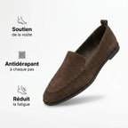 Le Sirocco Mocassin femme. Daim